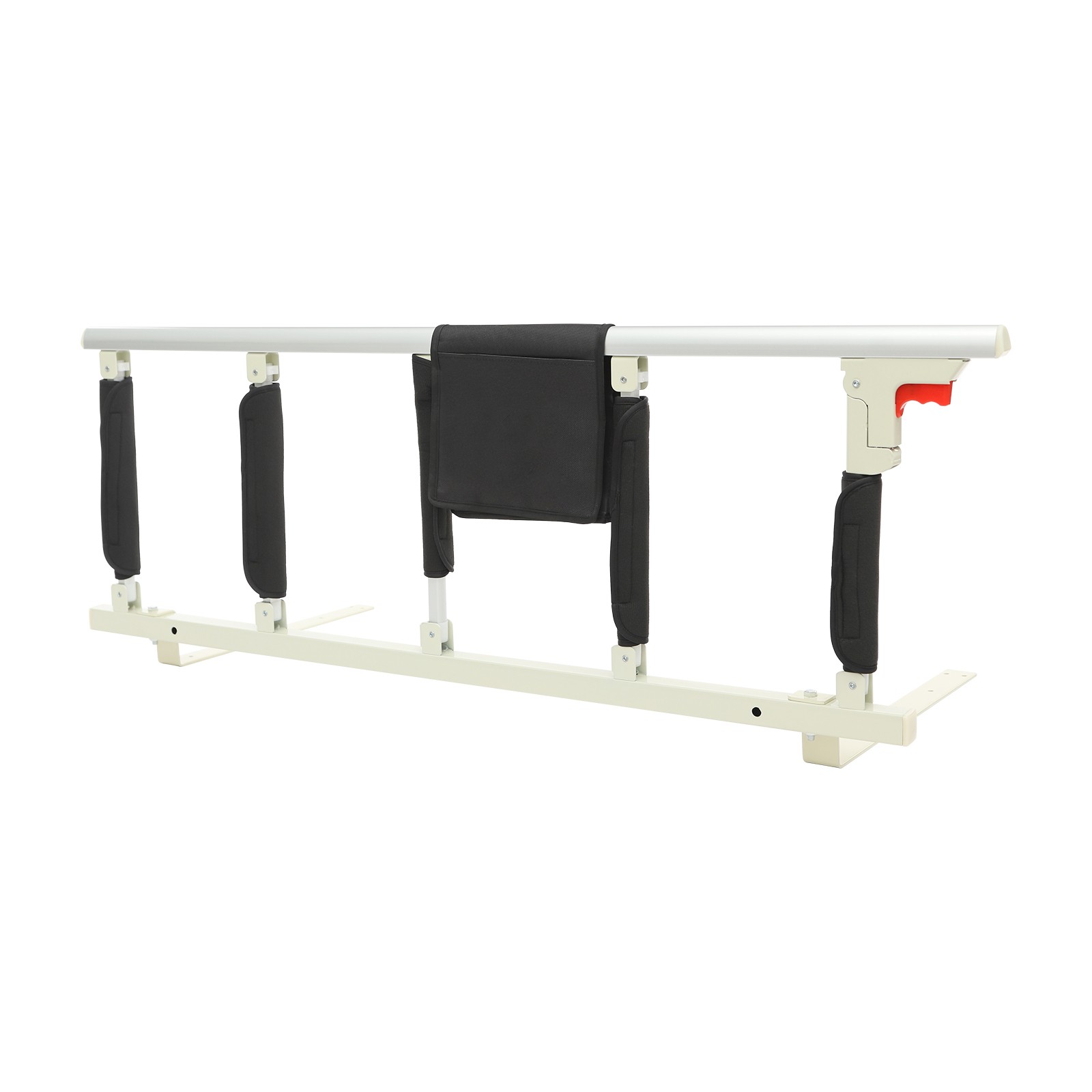 5-Column Foldable Bed Rail for Elderly Safety Handrail Support Assist Handle