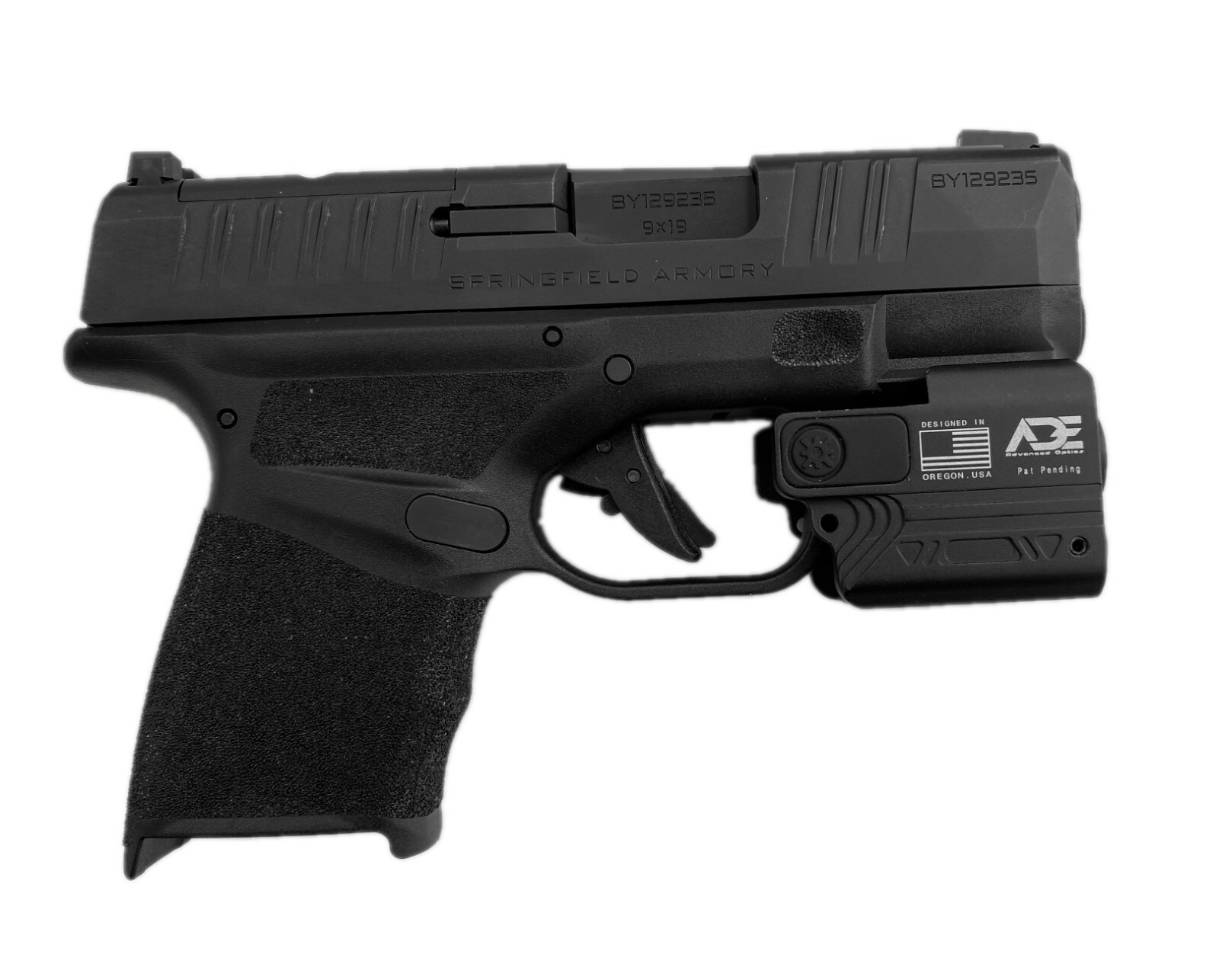 ADE Green Pistol Laser+Flashlight Sight for Springfield HELLCAT COMPACT Pistol