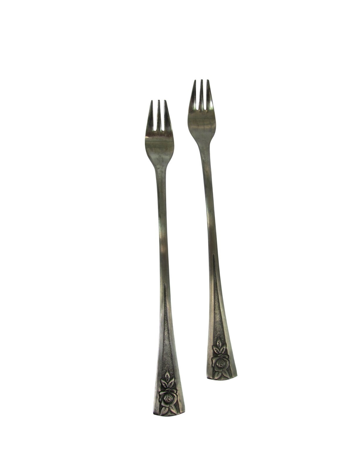 2 Vintage Pasadena Cocktail Stainless Fork Northland Japan 53096 Forks