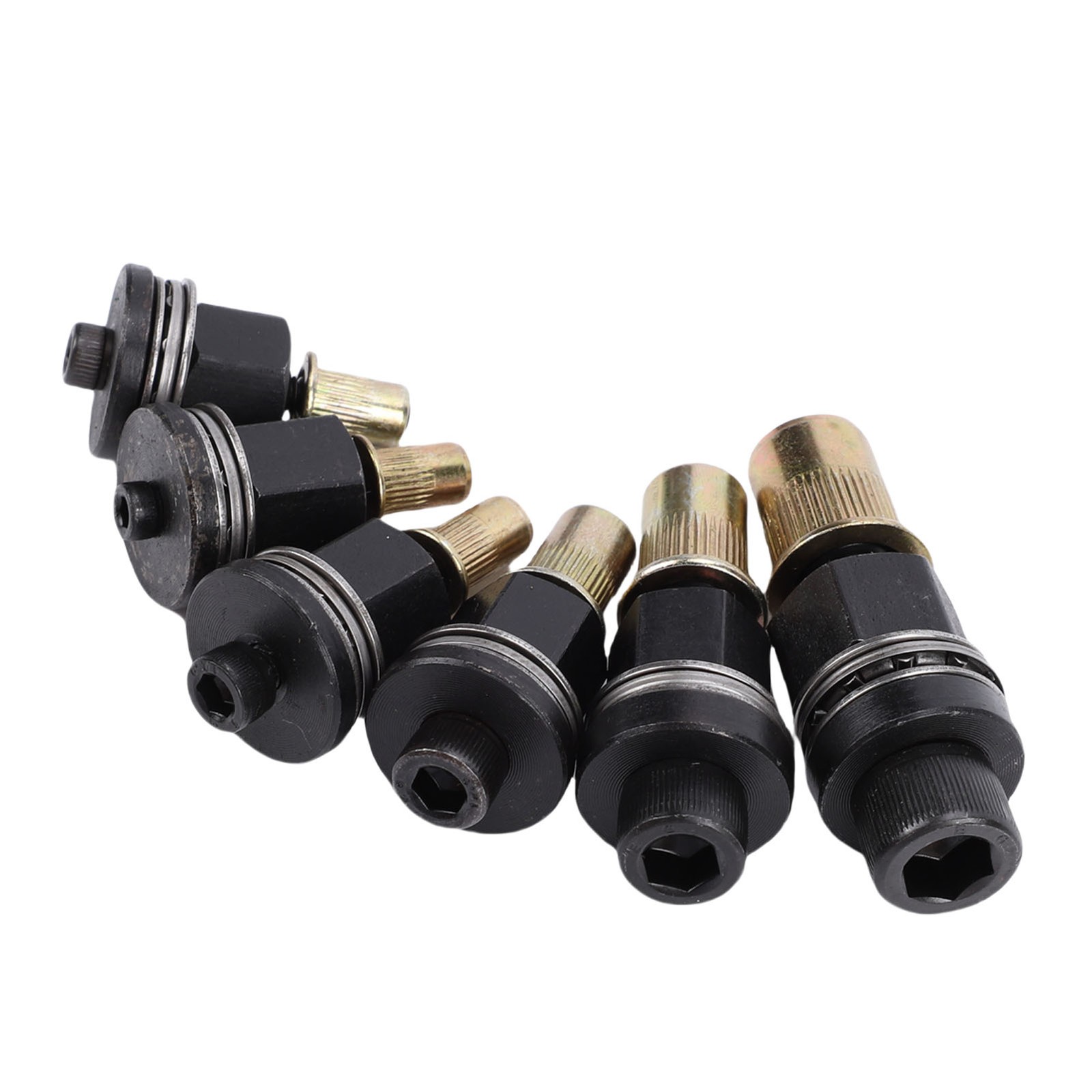 6Pcs Hand Rivet Nut Tool Mandrel Set Efficient For Riveting Application