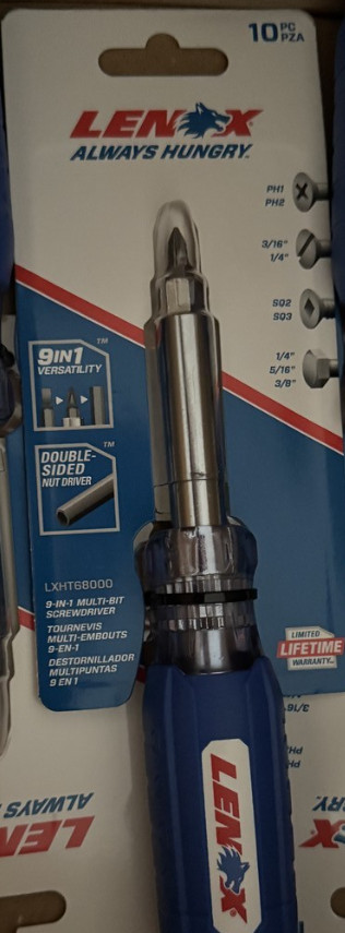 Lenox 23932 9-in-1 Multi-Tool Screw Driver