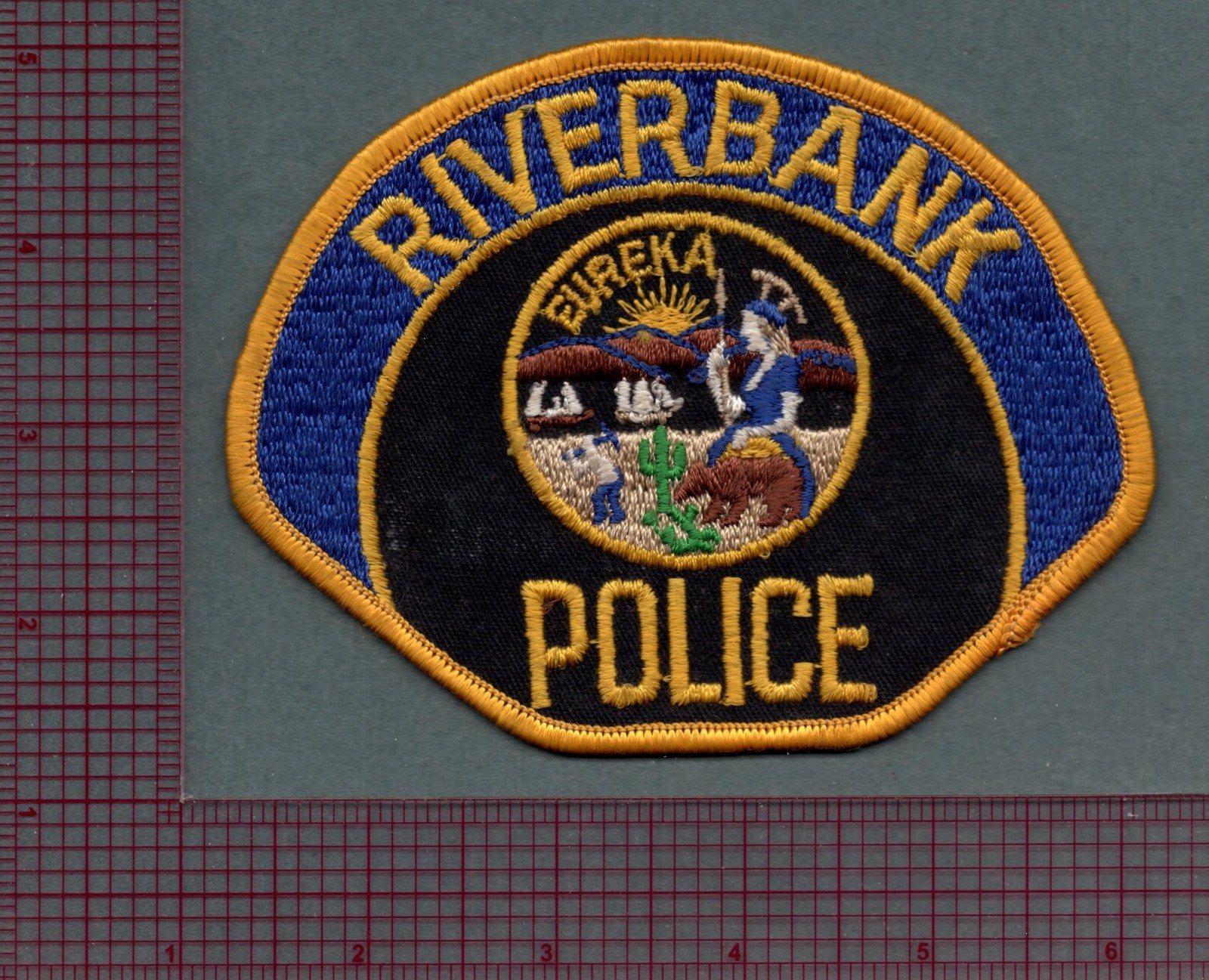 Riverbank California Police Patch - Defunct