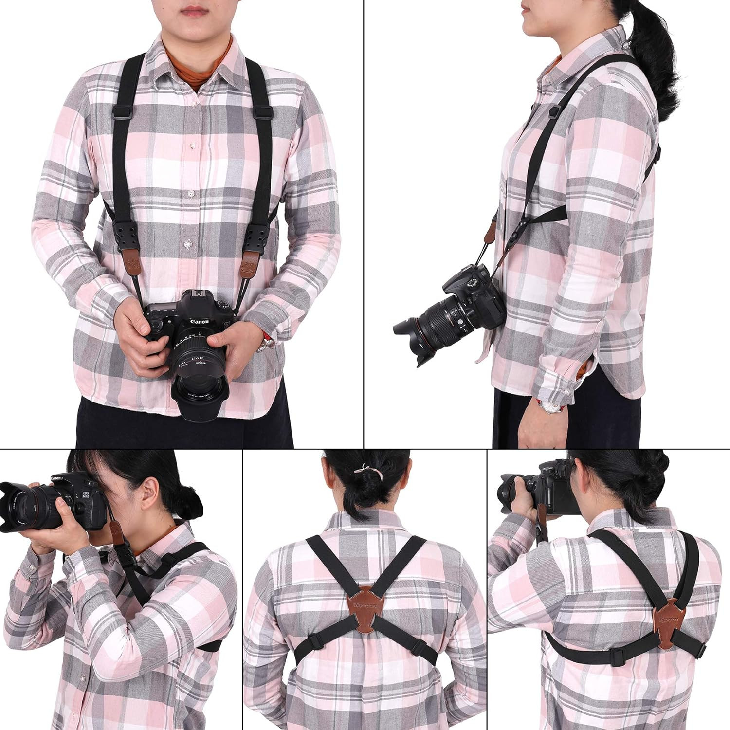 Camera Strap,Cross Shoulder Straps for Binoculars, Rangefinders,Harness Strap Co
