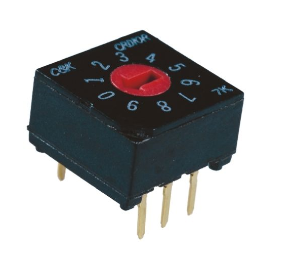 C&K CRD10RM0CB Coded Rotary Switch BCD FLUSH ACT PC - ORIGINAL OEM PARTS