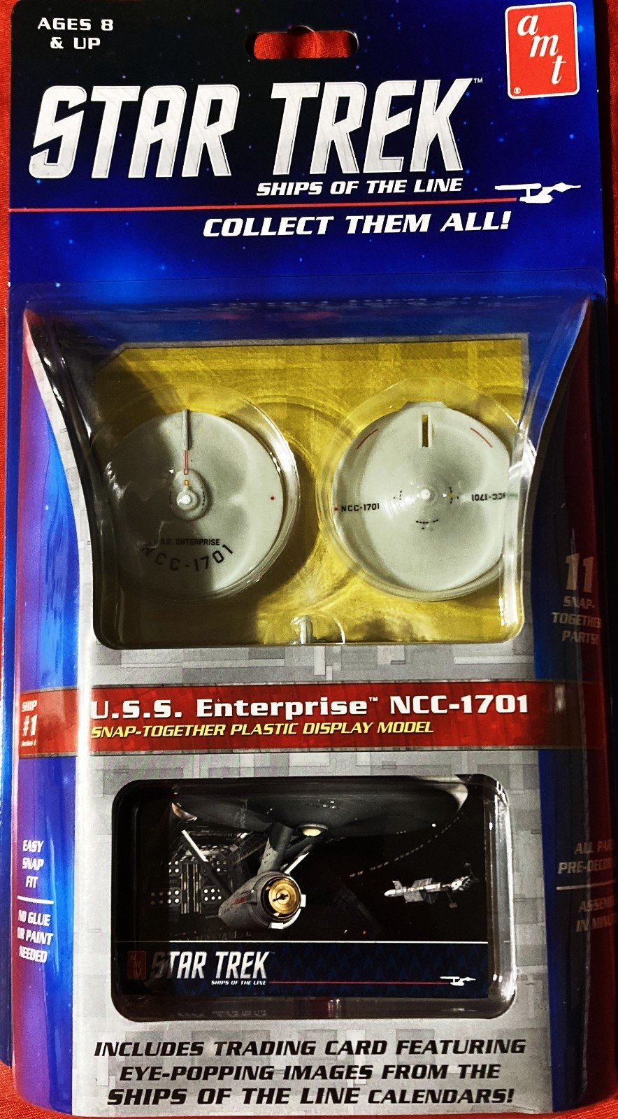 AMT/R2 Classic  Star Trek Ships of the  Line U.S.S. Enterprise Snap Model Kit