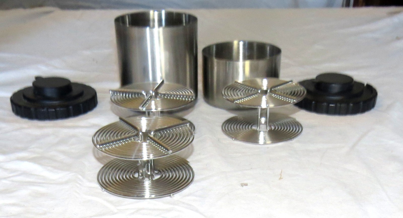 Film Developing  Cans - One Large, One Small