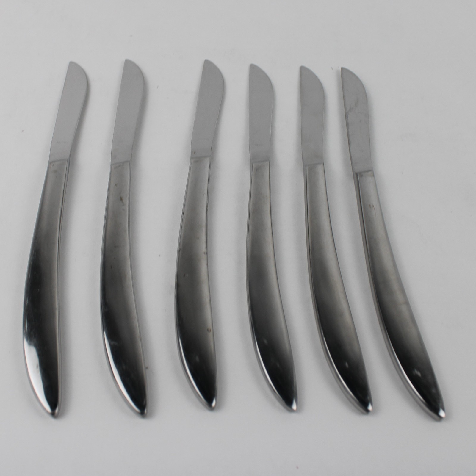 Lot of 6 Cambridge Silver CBS54 Pattern 18/10 SS Knives  9.5" Rare HTF Good