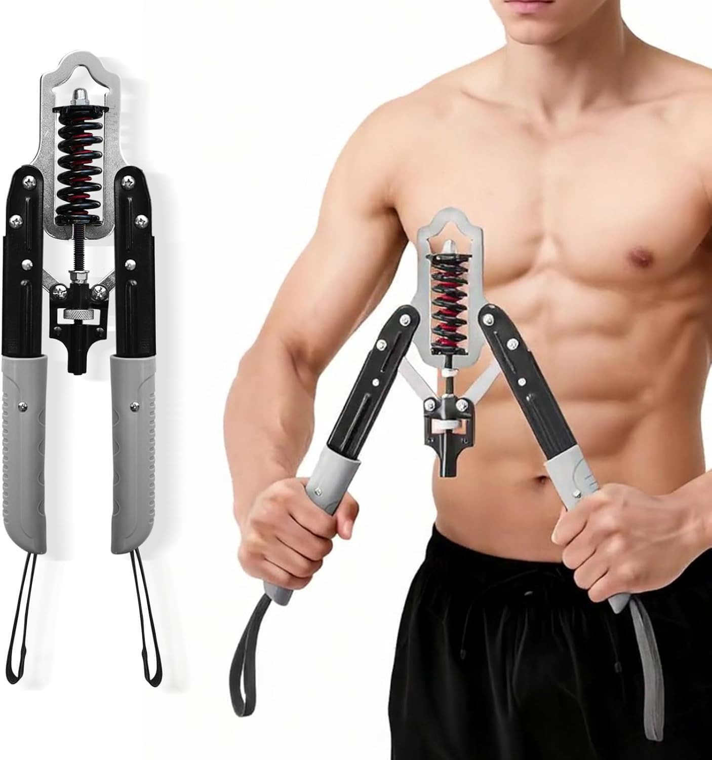 Chest Workout Equipment, Adjustable Forearm Strengthener, Carbon Steel Twister A