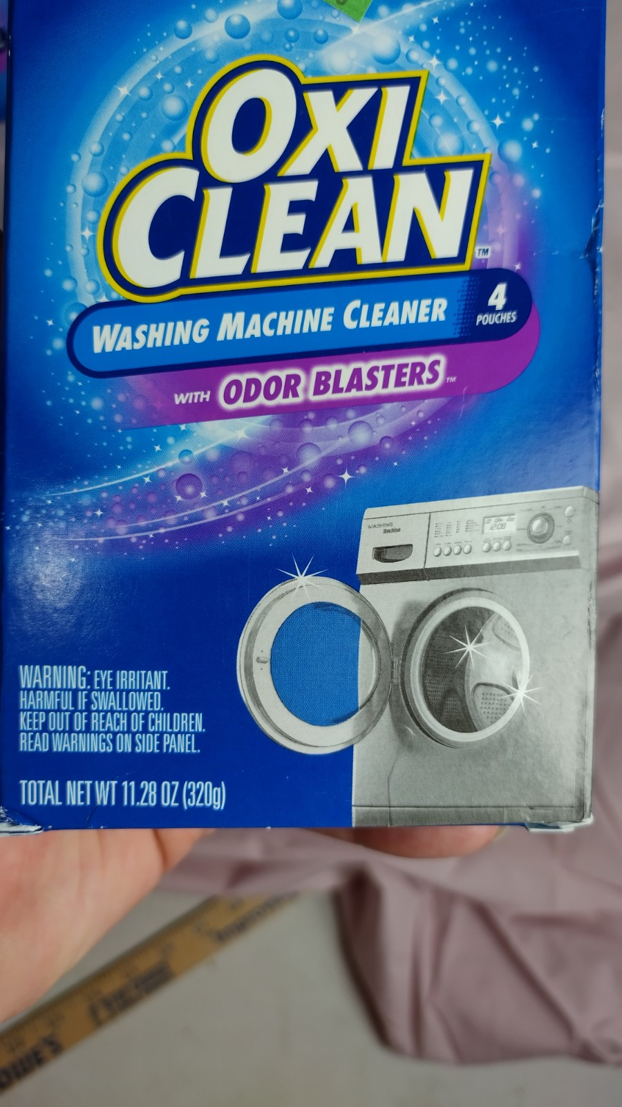 OxiClean Washing Machine Cleaner with, ODOR BLASTERS, 4 Count