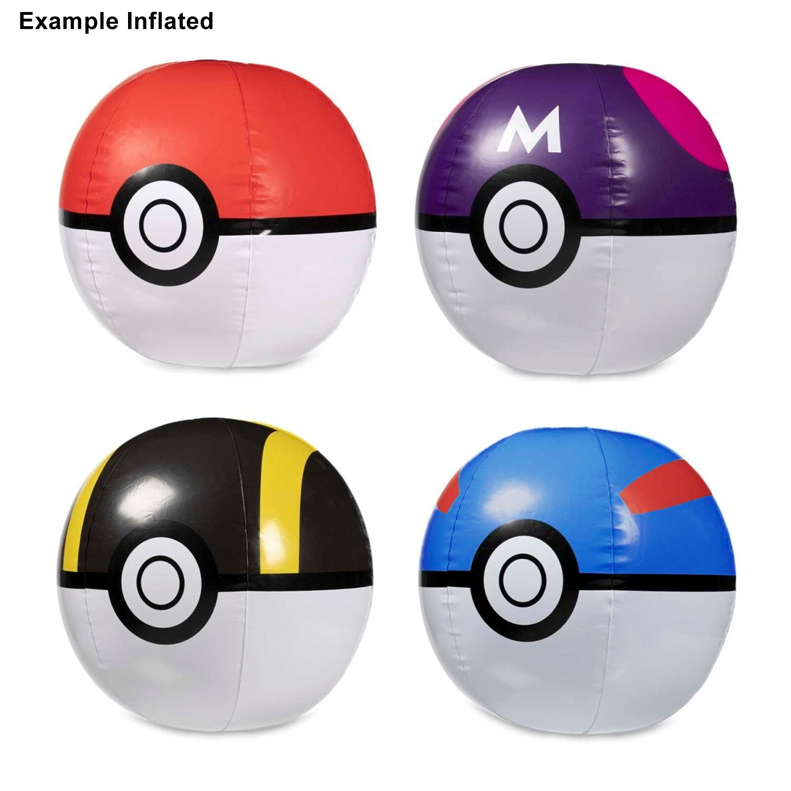 🚦Pokemon 16" Poke Ball Beach Ball - 4 Variations - New!