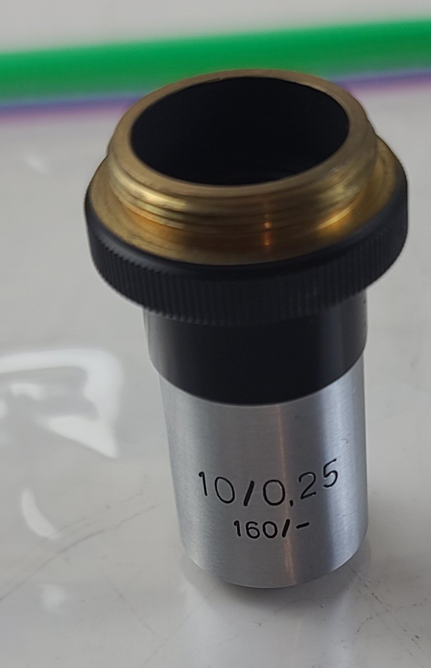 Aus Jena Microscope Objective 10 0.25 160/-   352 233