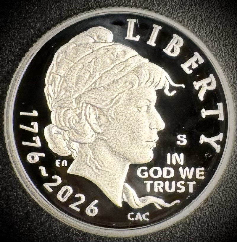 2026-S 99.9% SILVER PROOF Emerging Liberty Dime .999 Fine DEEP ULTRA CAMEO Coin