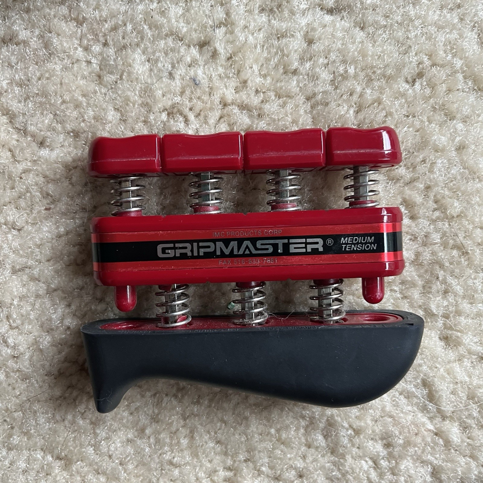 ProHands Gripmaster Hand Exerciser - Red (Medium Tension) - EUC