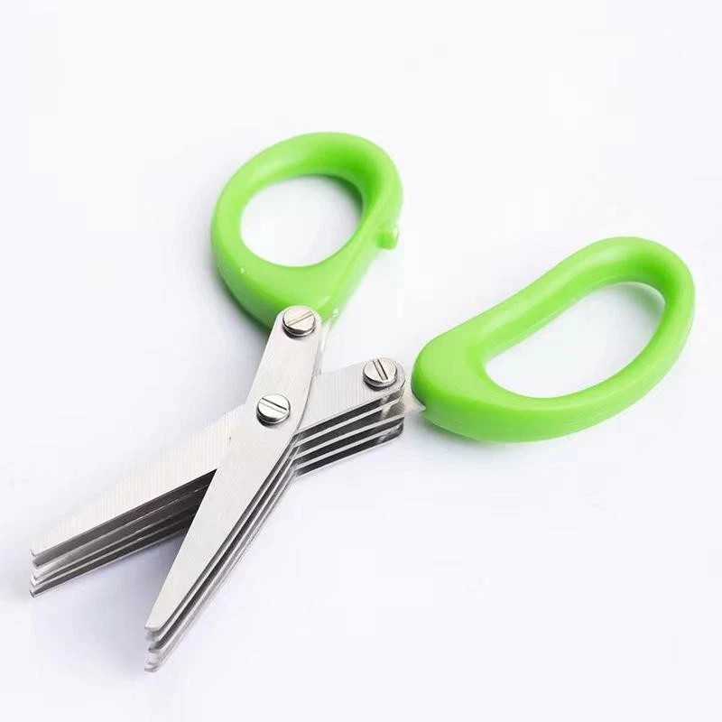 Multifunctional Multi-layer Kitchen Scissors for Cutting Onions Vegetables