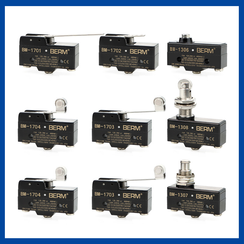 Micro Limit Switch SPDT 10A 250V 380VAC Microswitch Roller Lever Plunger