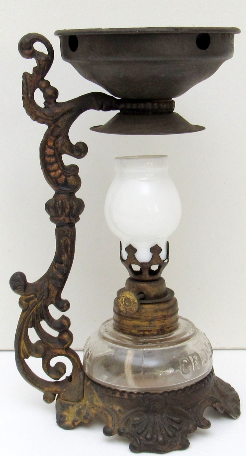 Antique Cresolen Vapo Use Kerosene Medical Lamp from W. Clark Portland-FREE Ship