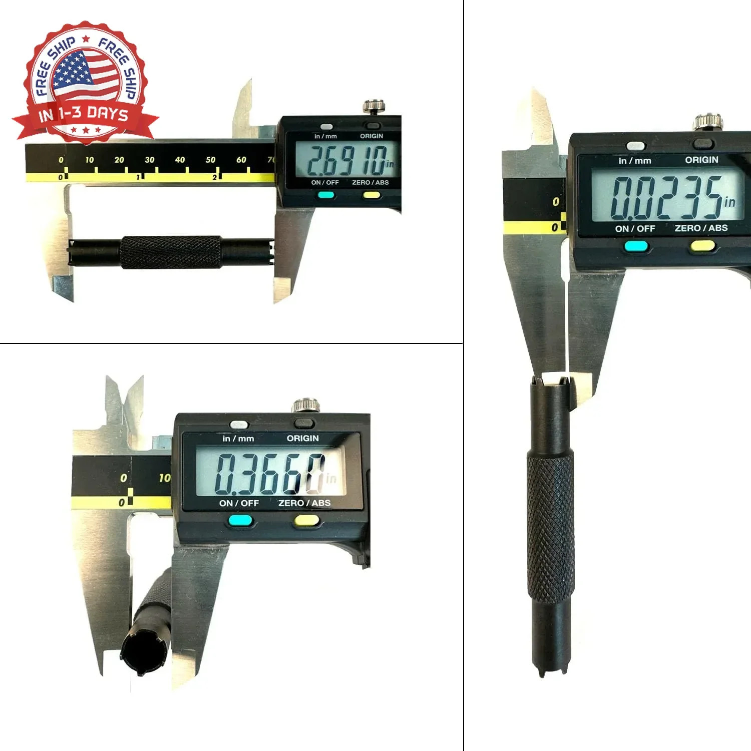 Dual Front Sight Adjustment Tool with 4 & 5 Prong