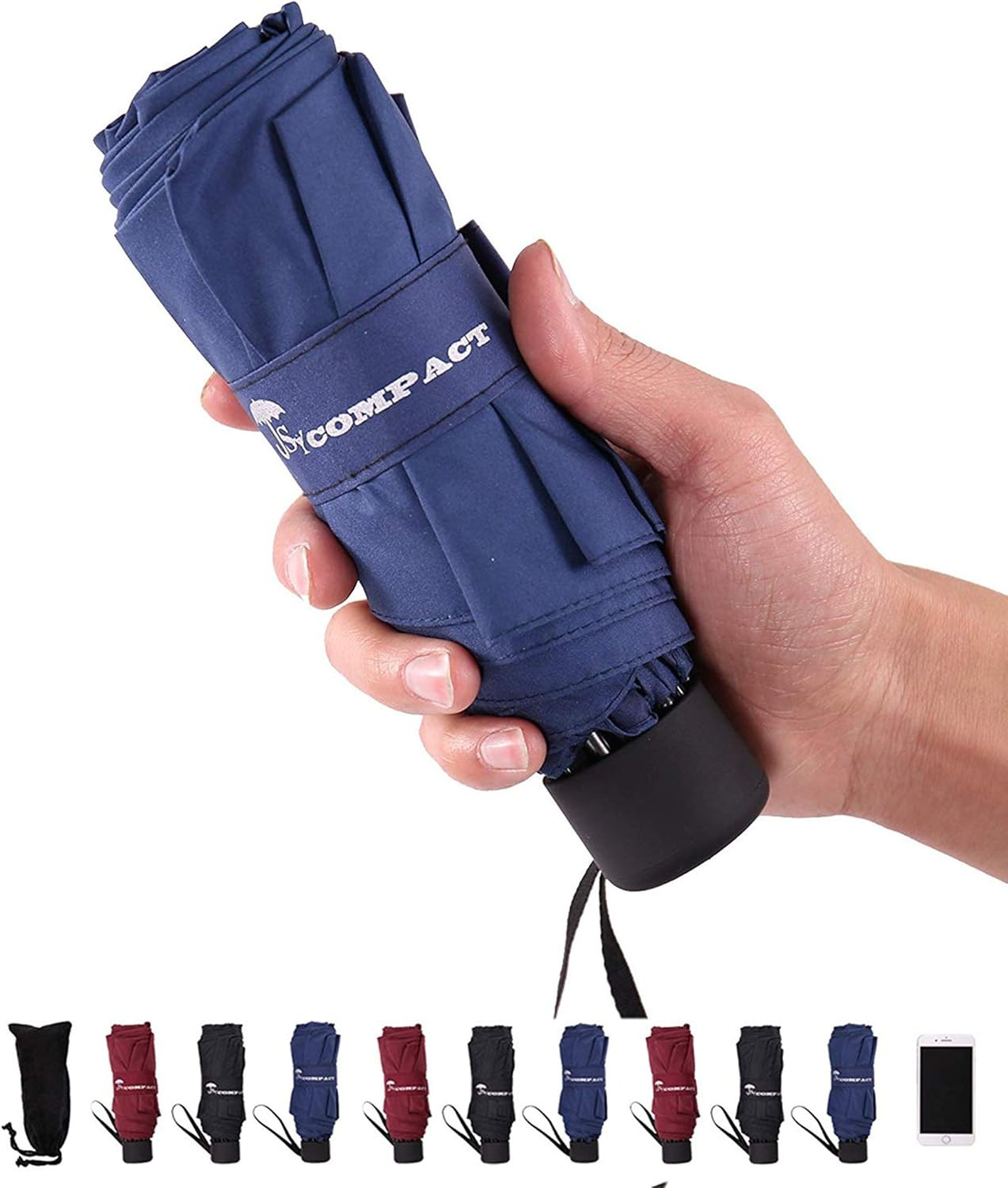 Travel Umbrella - Lightweight Portable Mini Compact Umbrellas-Factory Outlet Sho