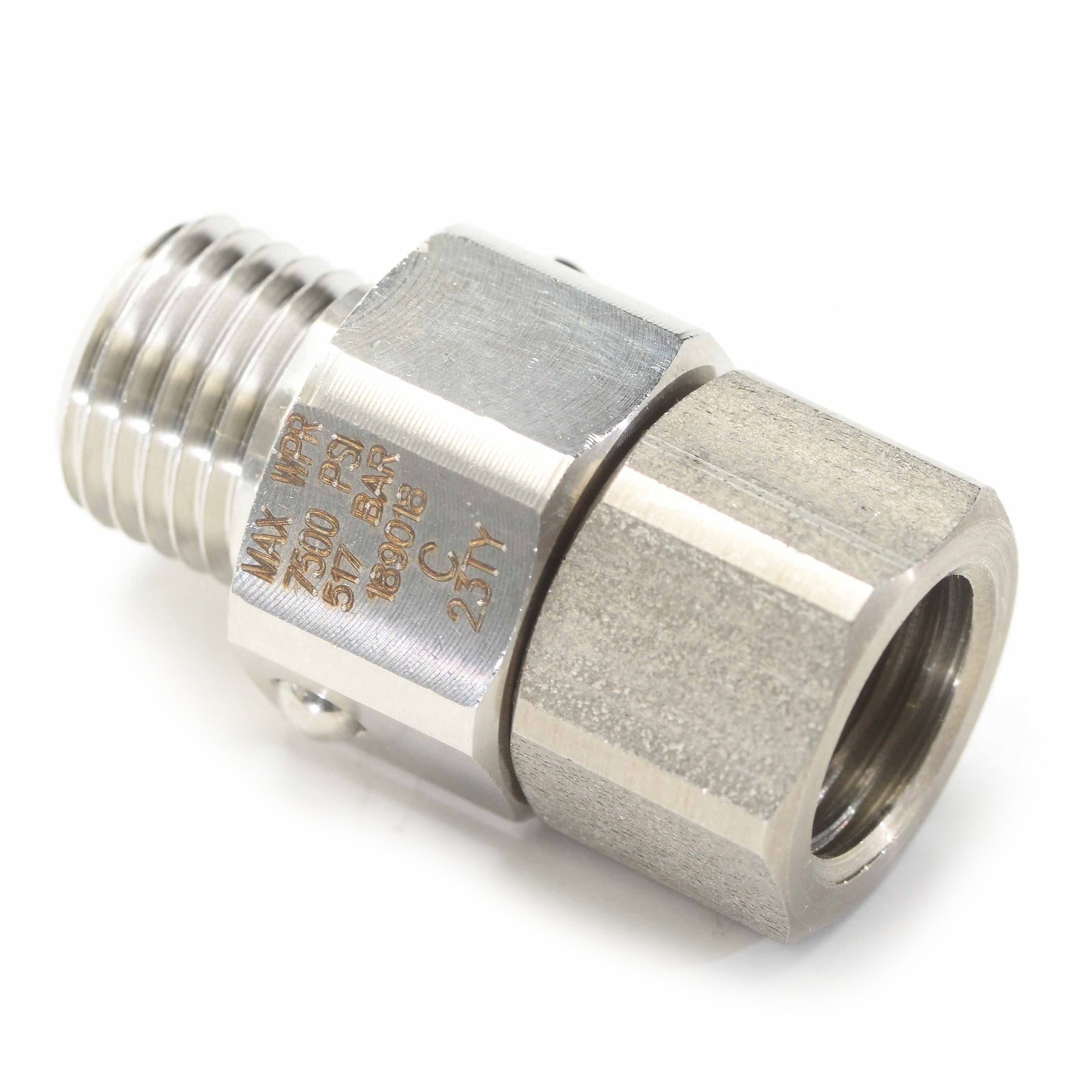 Graco High Pressure Gun/Hose Swivel 189018 7500 PSI 1/4"m x 1/4"f OEM