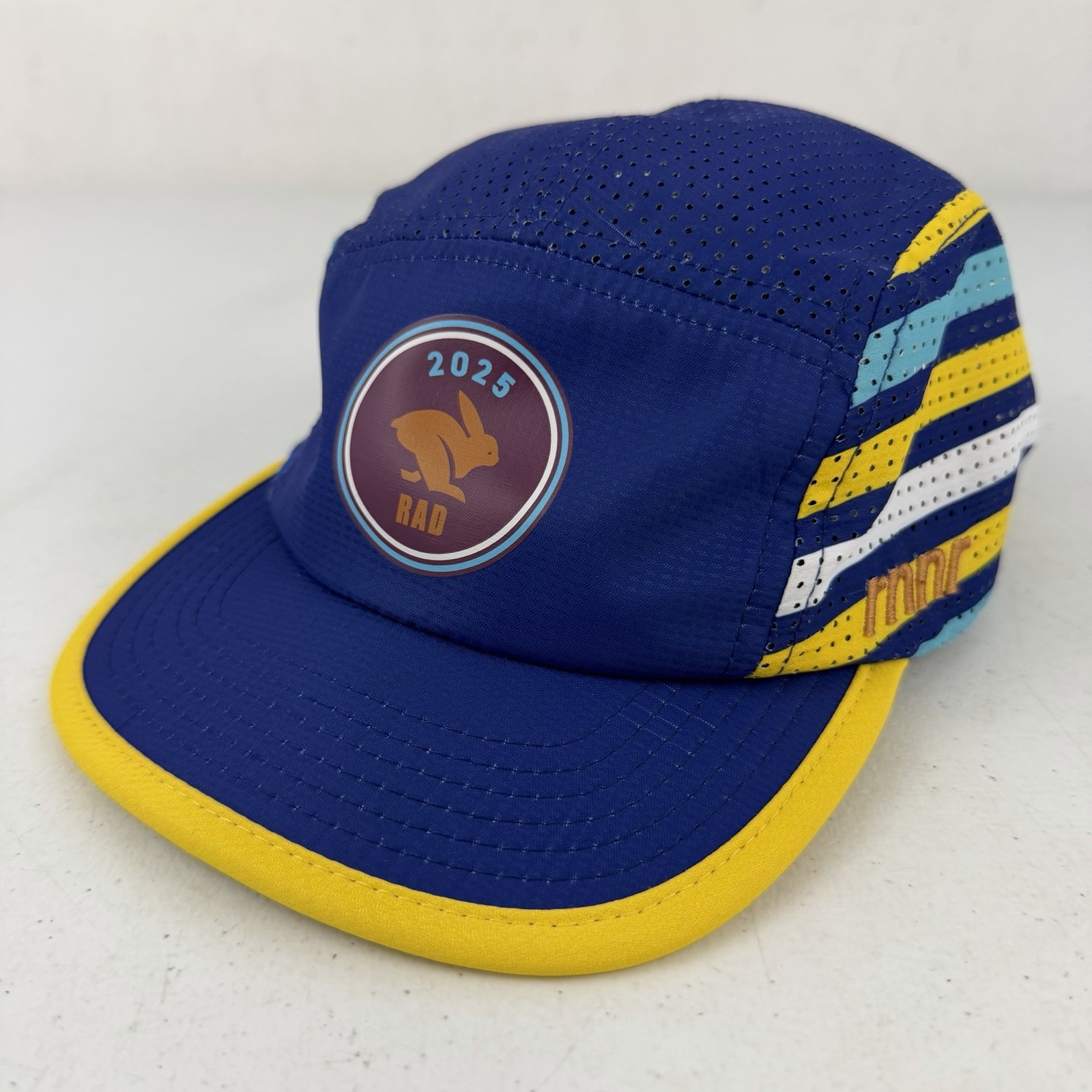 Rnnr Pacer Hat Cap Running 56 Cm Blue 2025 Rad Chasing Good Times Vented