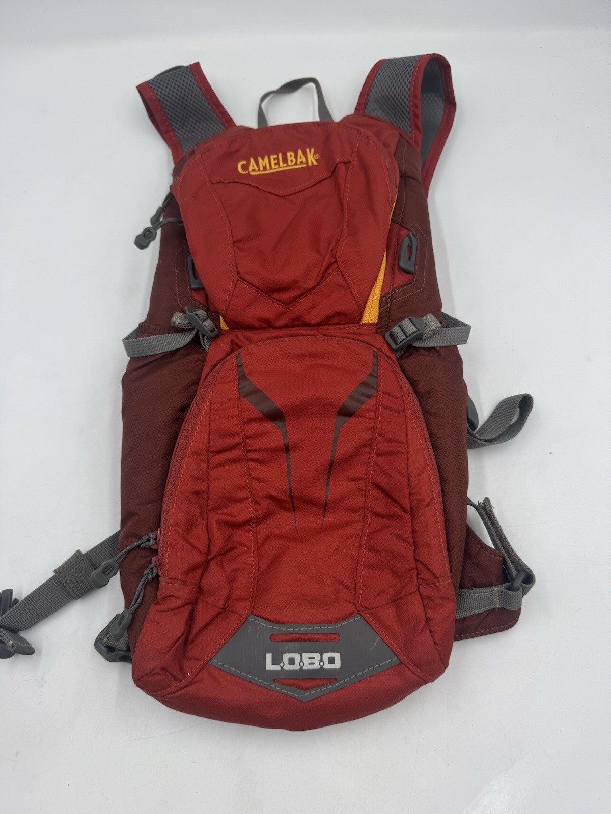 Camelbak Lobo 100 oz Hydration Backpack Hiking Red *No Bladder*