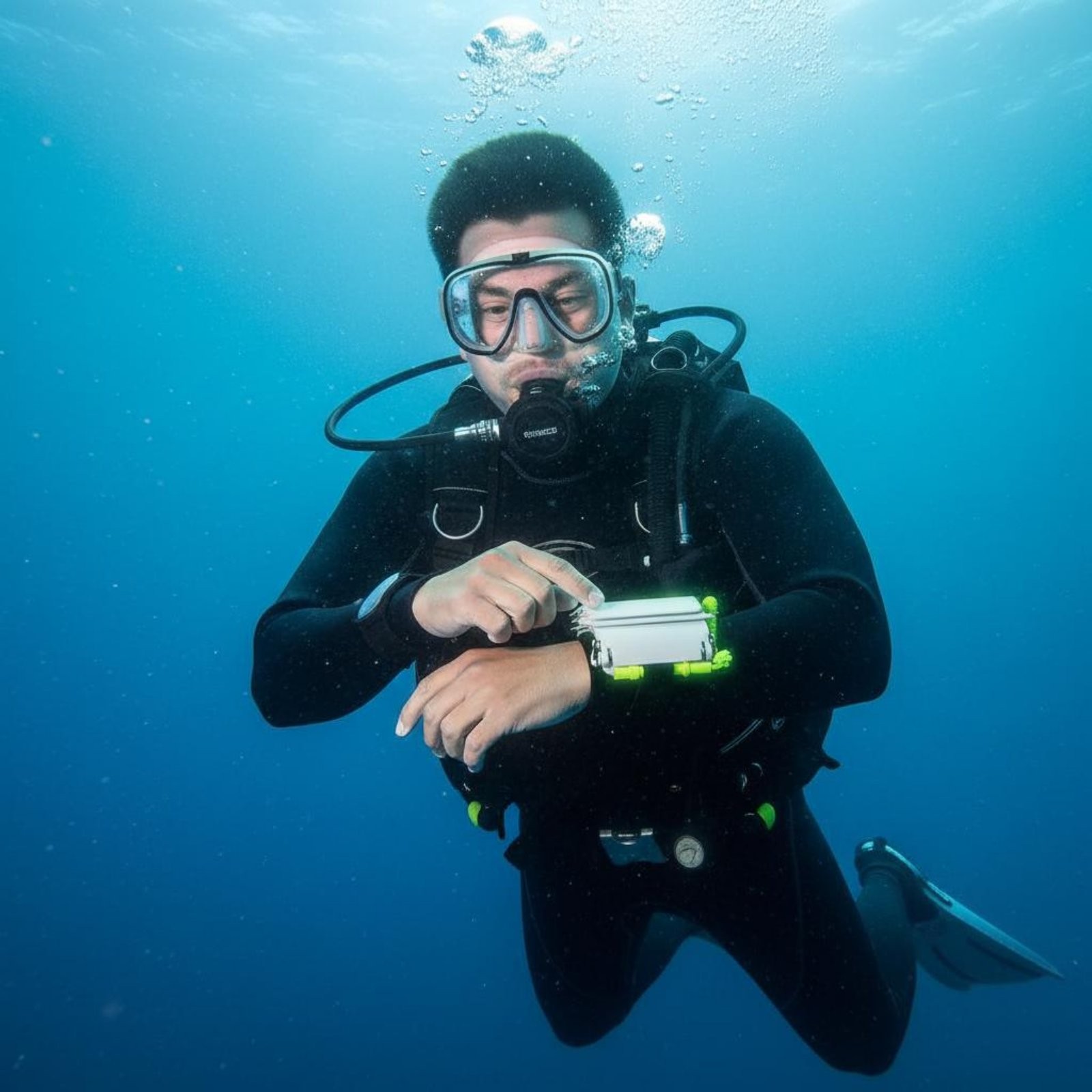 Luminous in the Dark Dive Slate Lightweight 3-Page Dive Writing Board