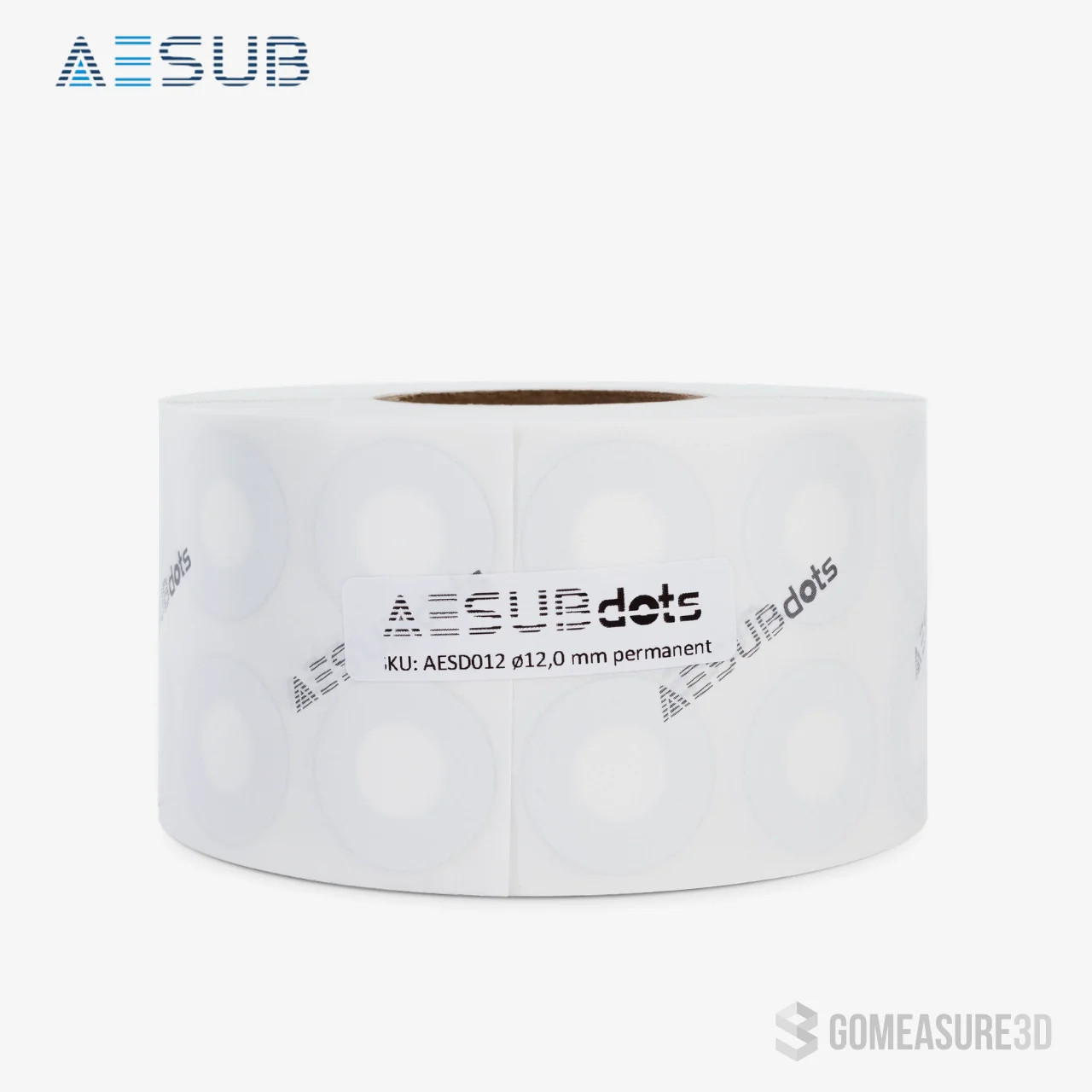 AESUBdots Black and White (Size: 12mm)