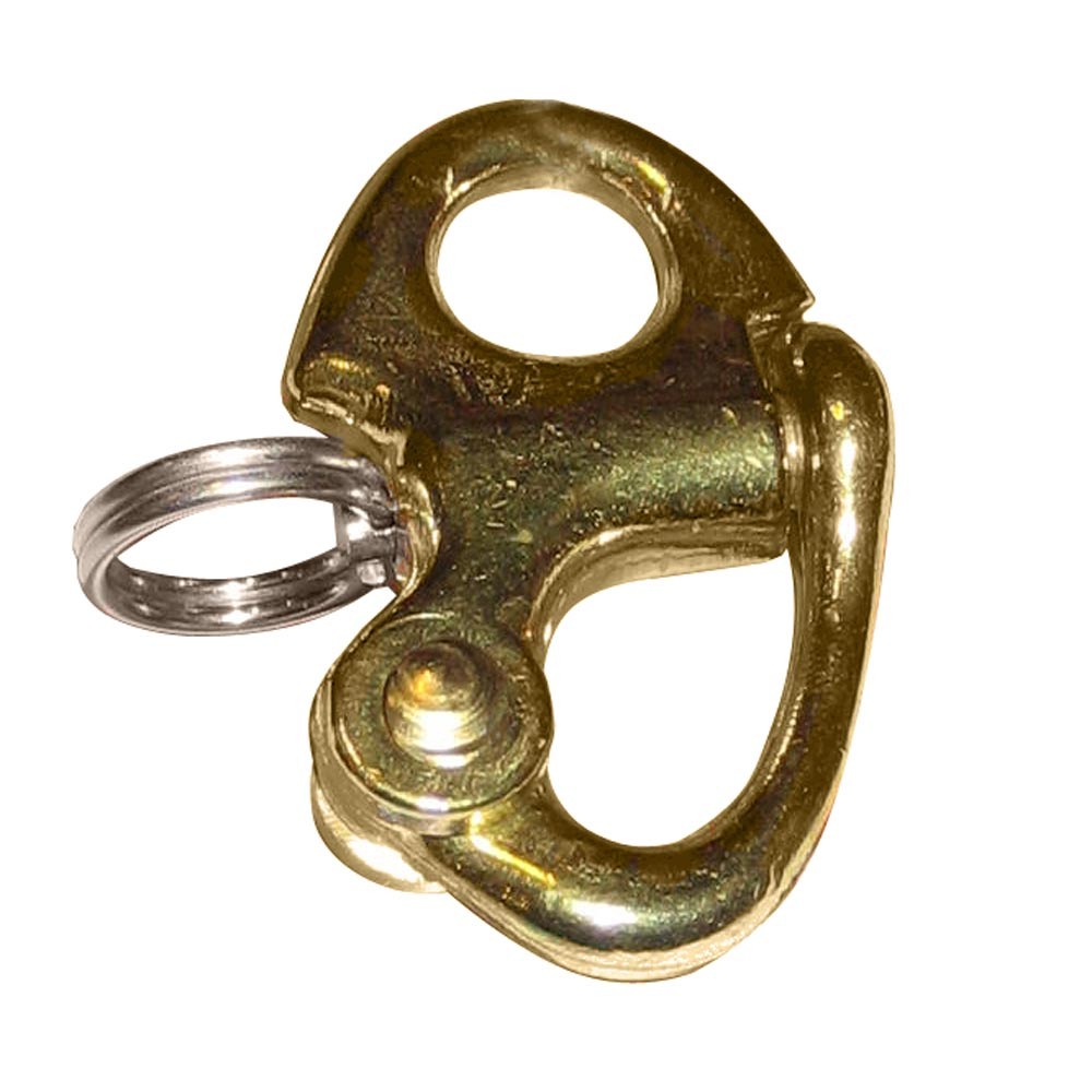 Ronstan RF6000 Brass Snap Shackle Fixed Bail 41.5mm Sailing Rigging Hardware