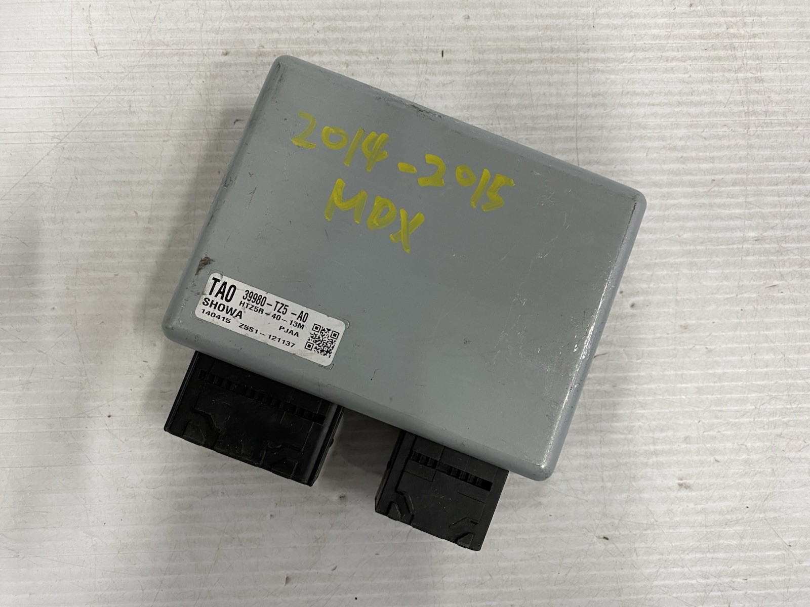 2014-2015 ACURA MDX POWER STEERING ELECTRIC CONTROL MODULE UNIT OEM 39980-TZ5-A0