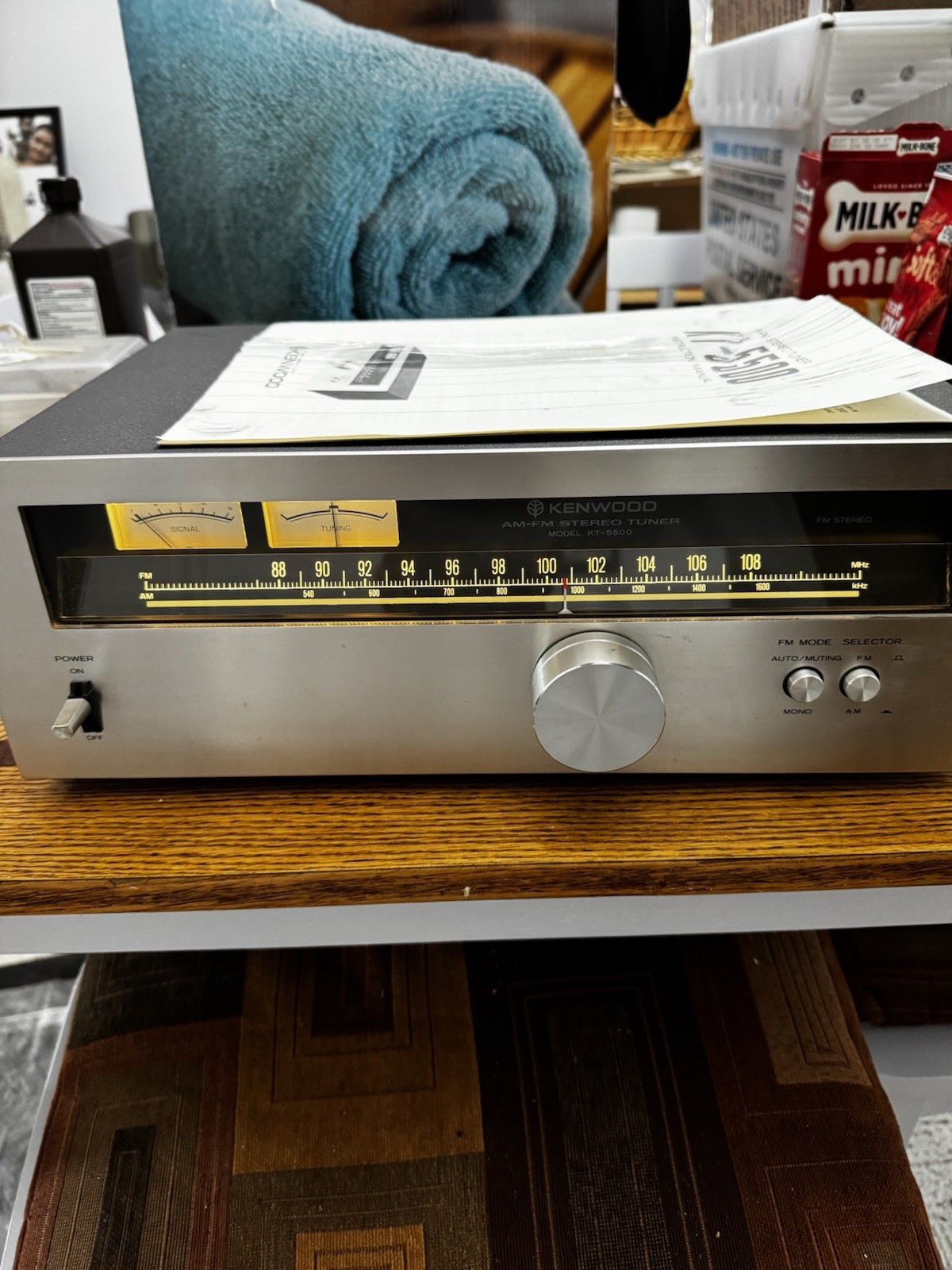 Kenwood KT-5500 Tuner • Non Smoking. Great Shape.  LOOK