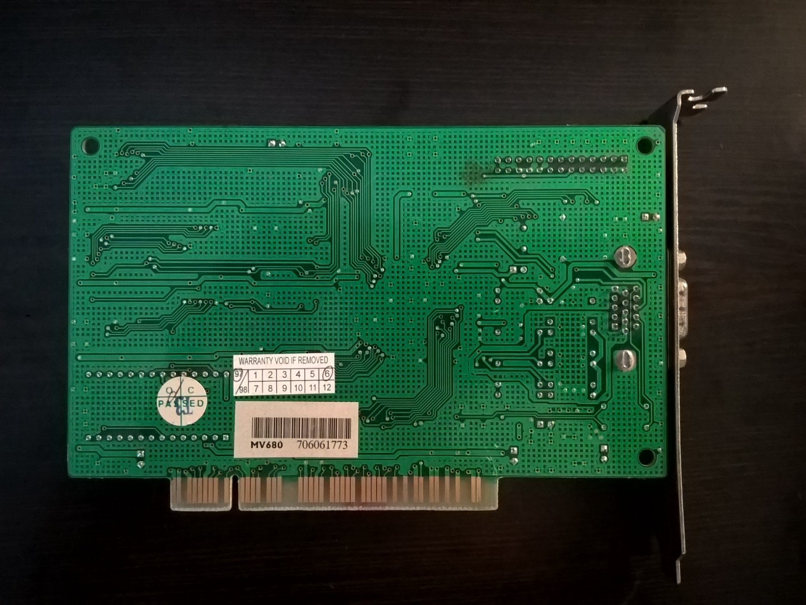 Trident 9680 1MB PCI, TESTED GOOD, Video Card Windows Accelerator