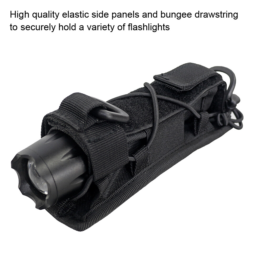 Flashlight Holster Tactical Molle Open-top Tools Pouch Flashlight Utility Pouch