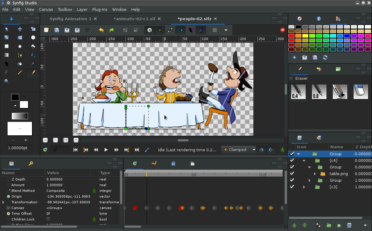 Synfig Studio Pro 2D Animation Software - Windows & MacOS - DVD - FREE SHIPPING
