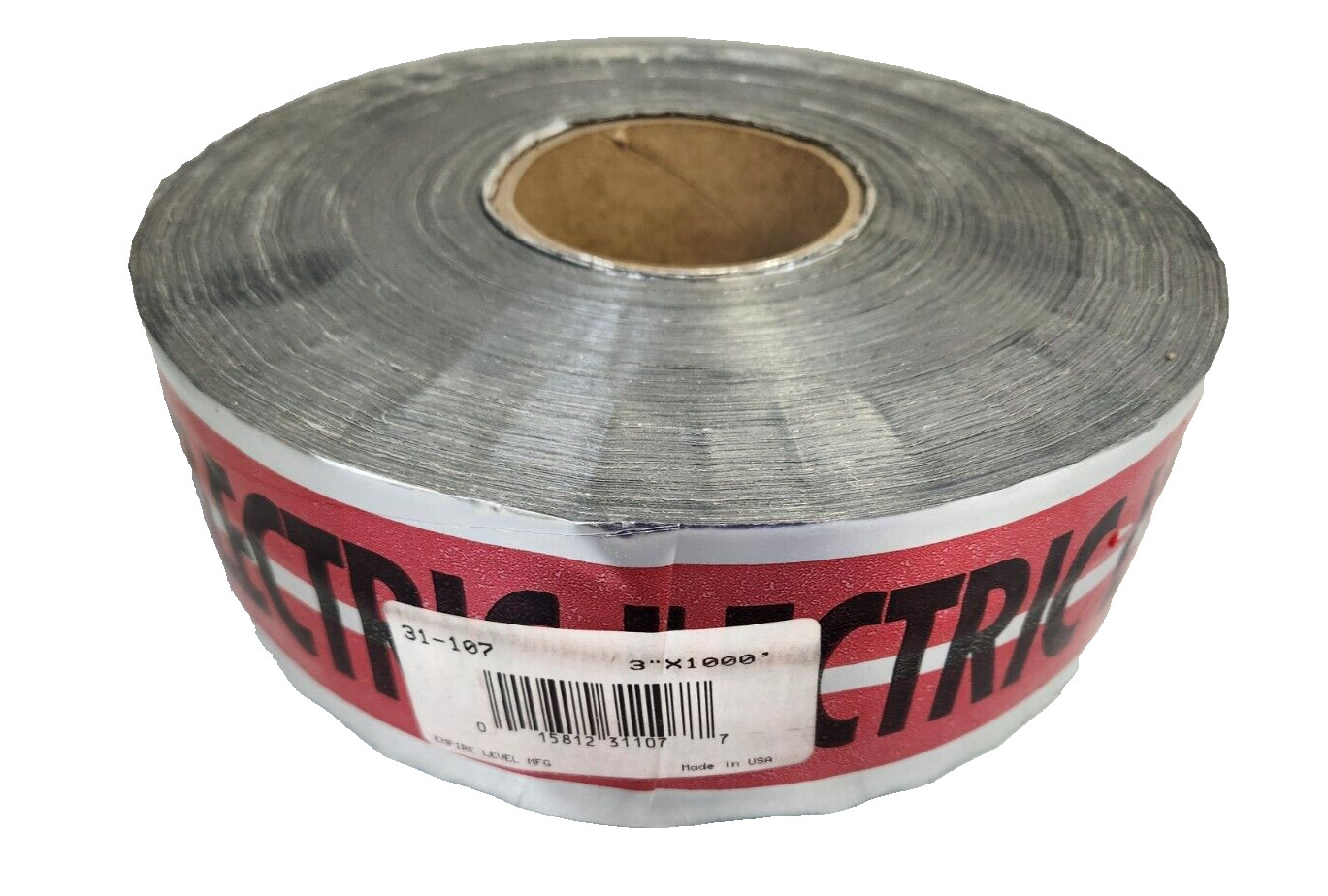 Empire Level Magnatec Premium Detectable Tape Electric Line Below 31-107 1000ft