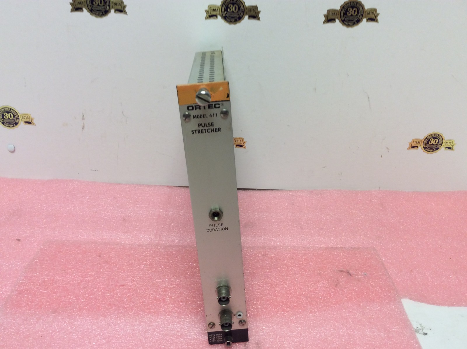ORTEC EG&G NIM computer module model # 411 Pulse Stretcher Plug-In Bin Module
