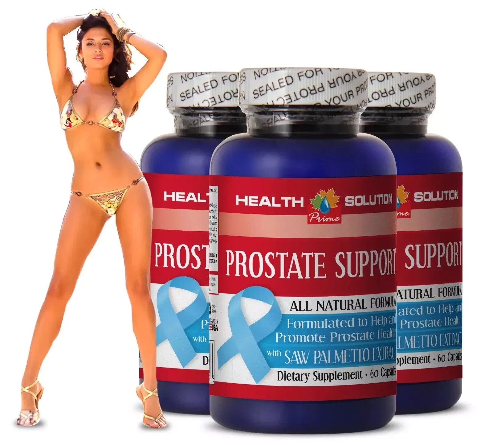 Red raspberry and Raspberry - PROSTATE SUPPORT - Graviola Saw Palmetto 3 Bot