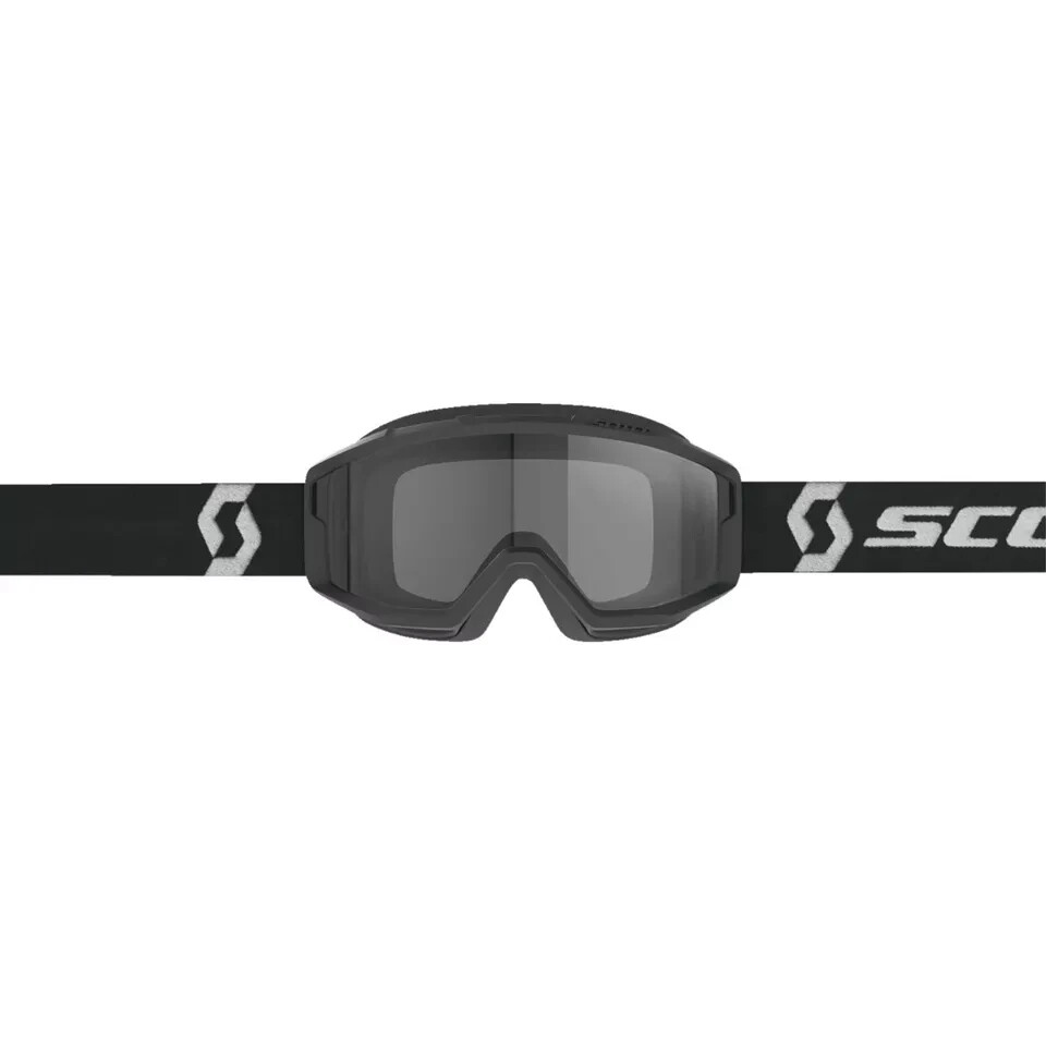 Scott Primal MX Goggle Black Frame Grey Lens Sand Dust Desert UTV CR YZ RM KX