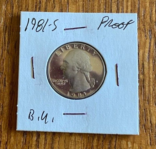 1981 S Washington Quarter