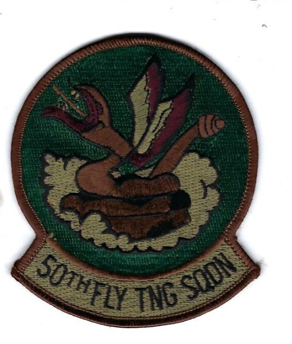 PATCH USAF 50th FTS FLYING TRAINING SQ  COLUMBUS AFB   B12-9