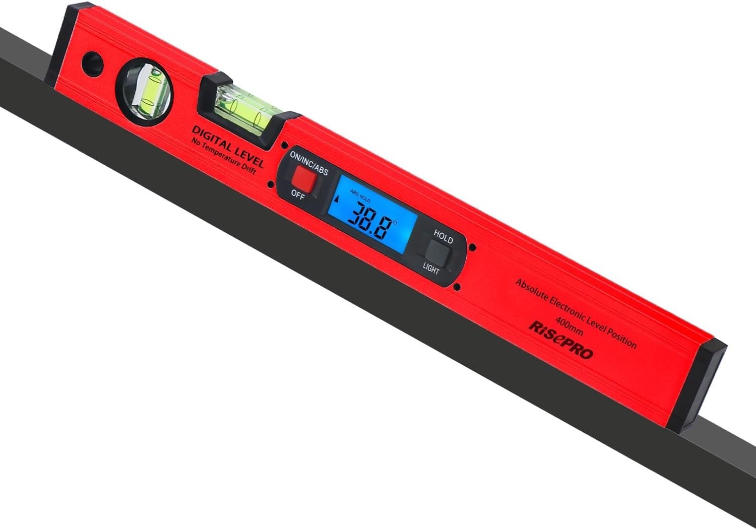 16-inch Digital Spirit Level and Protractor, Torpedo Level, Inclinometer Angl...