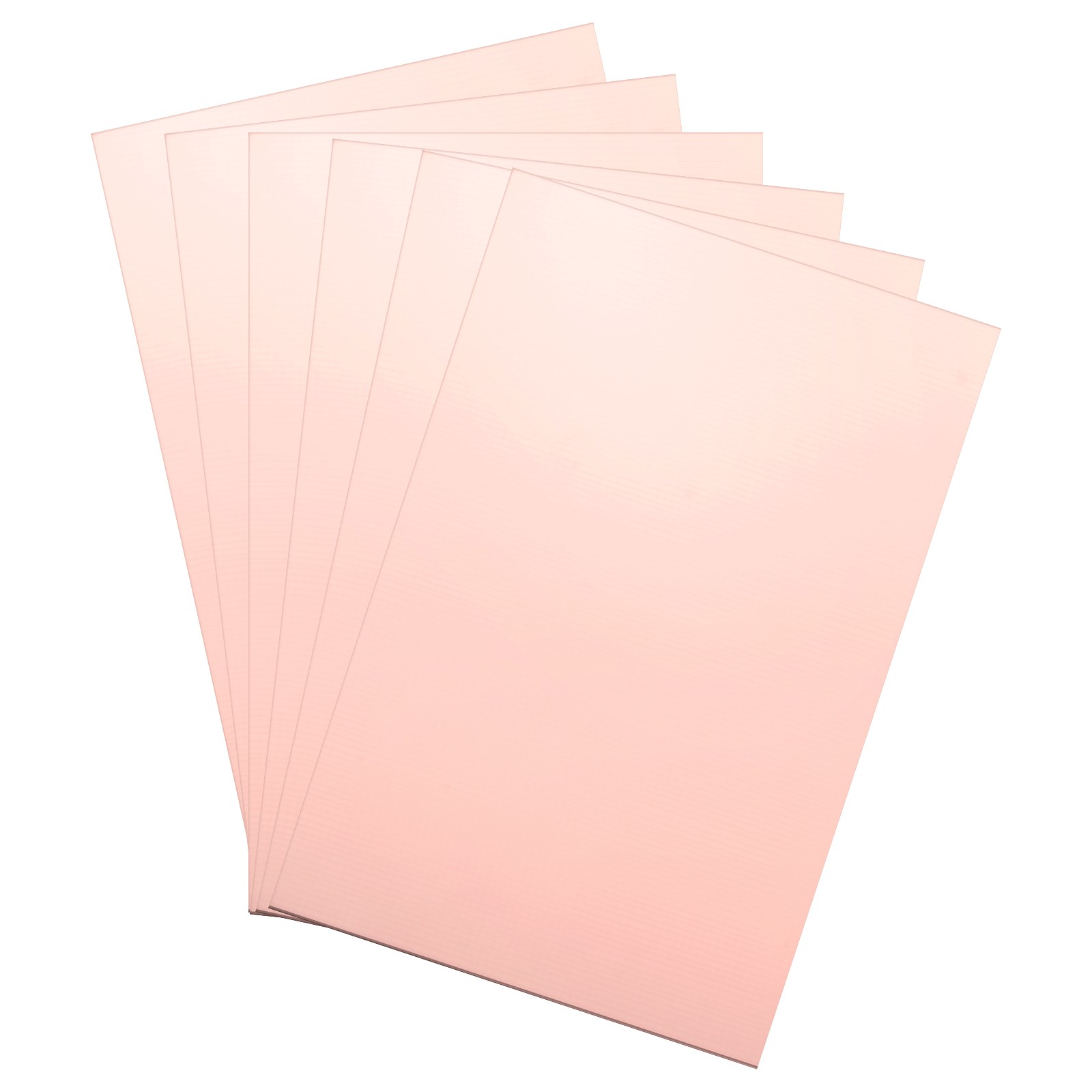 6Pcs Single Sided Copper Clad PCB Boards, FR-4 Fiberglass, 100 x 70 x 1mm