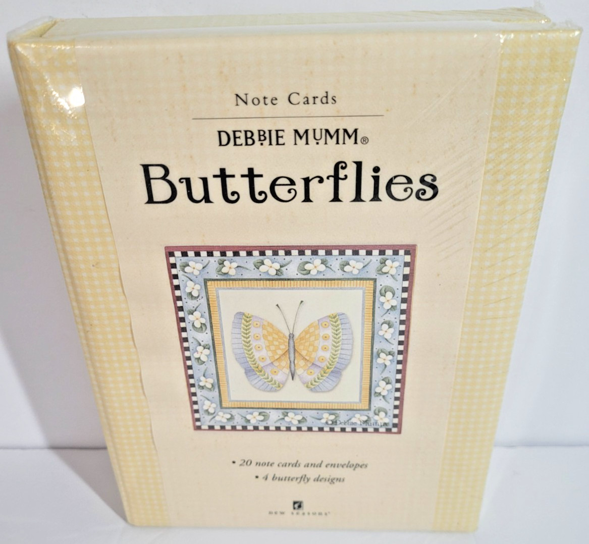Debbie Mumm Butterflies 20 Note Cards & Envelopes New in Sealed Box Beautiful