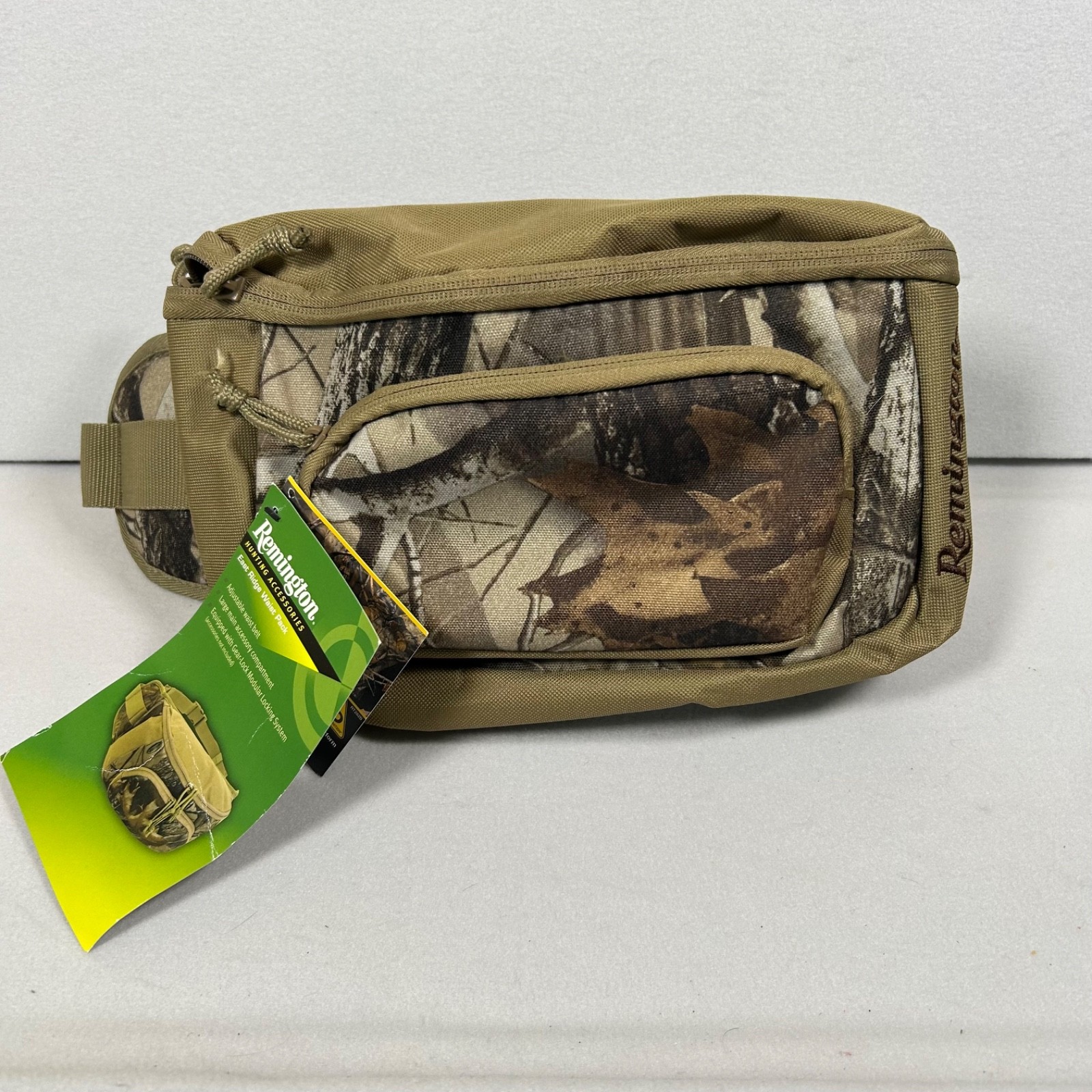 Remington East Ridge Waist Pack RealTree Hardwoods HD Camo Hunting Gear-Lock
