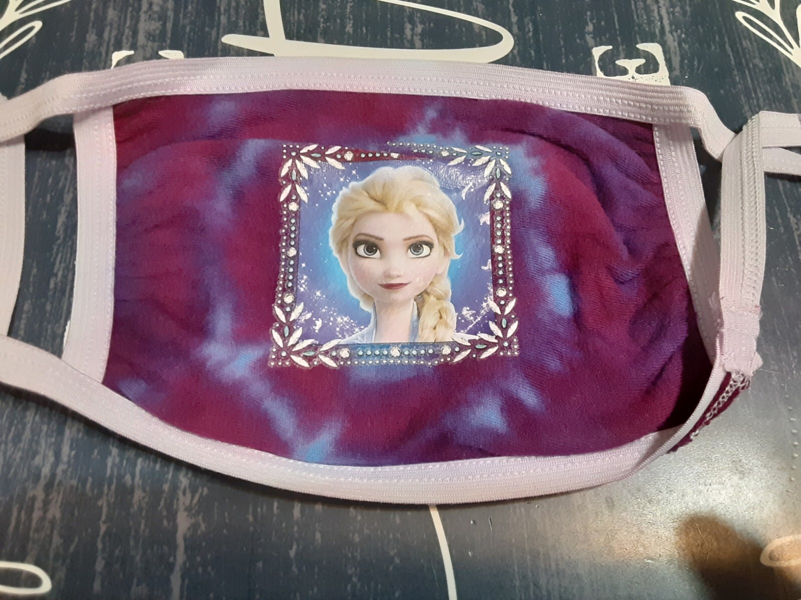 Tie Dye Frozen Face Mask