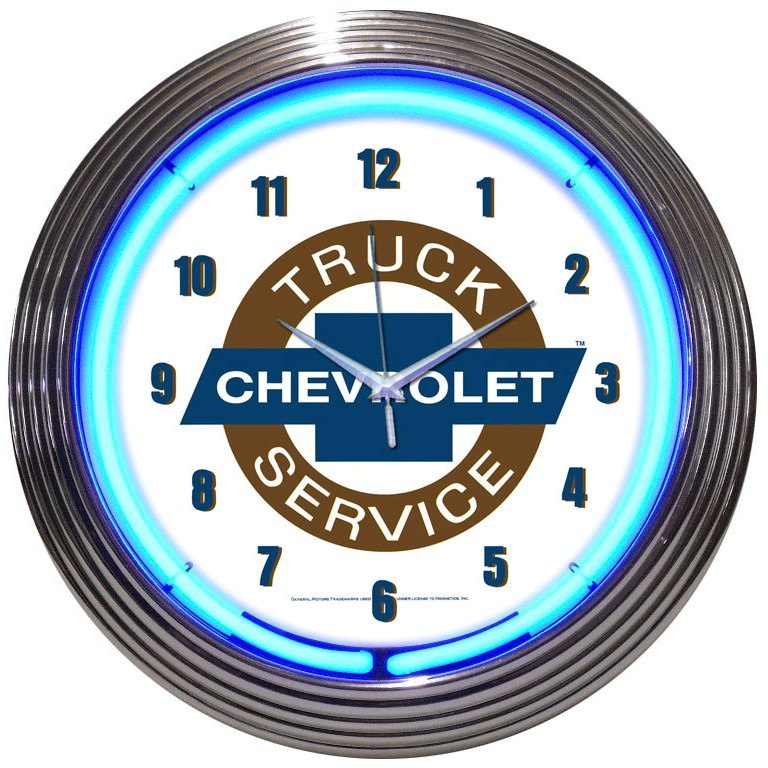 Chevrolet Truck Neon Clock 8TRUCK w/ FREE Shipping