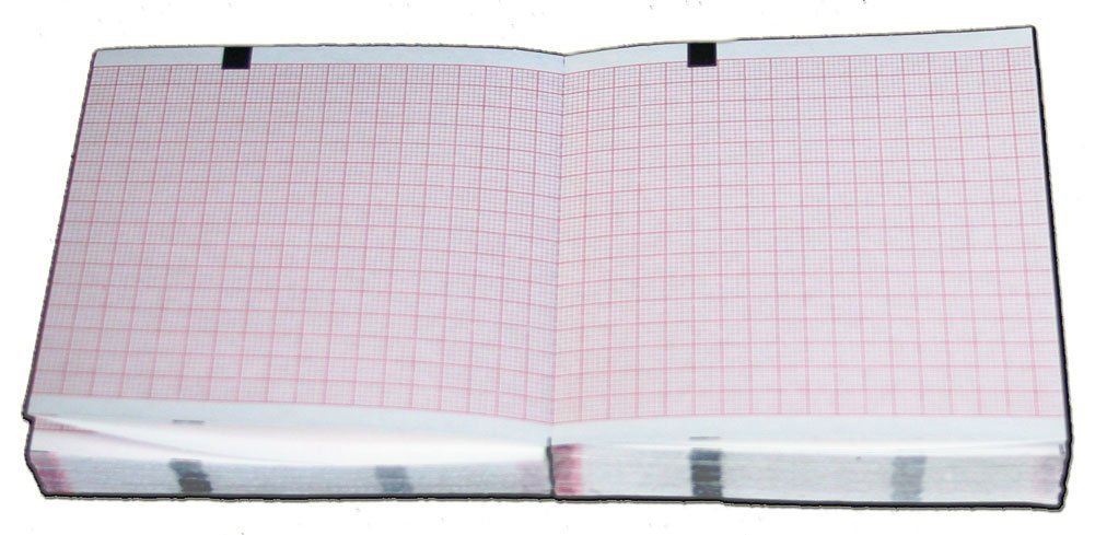 Schiller AT-1 Chart Paper - 90mm X 90mm X 280 Sheets, Z-fold PK 5