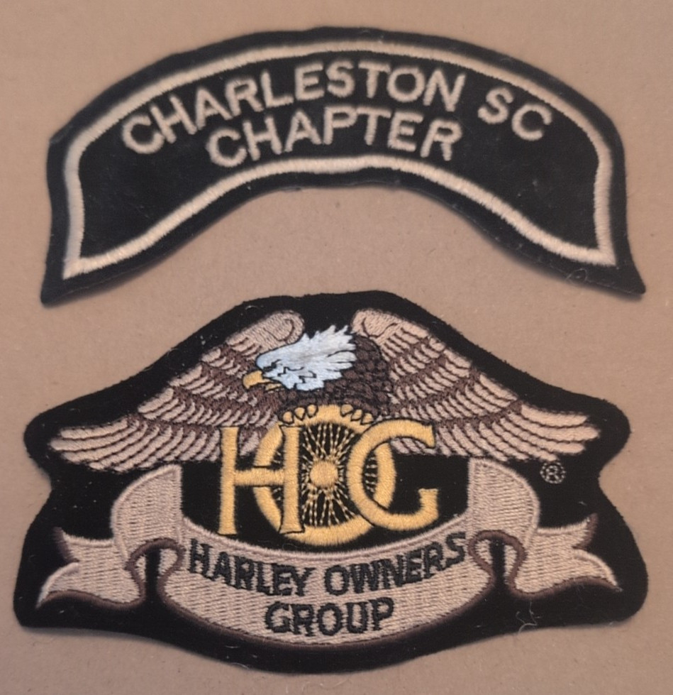 Lot of Harley Davidson Owners Group South Carolina Pins & Patches HOG Charleston