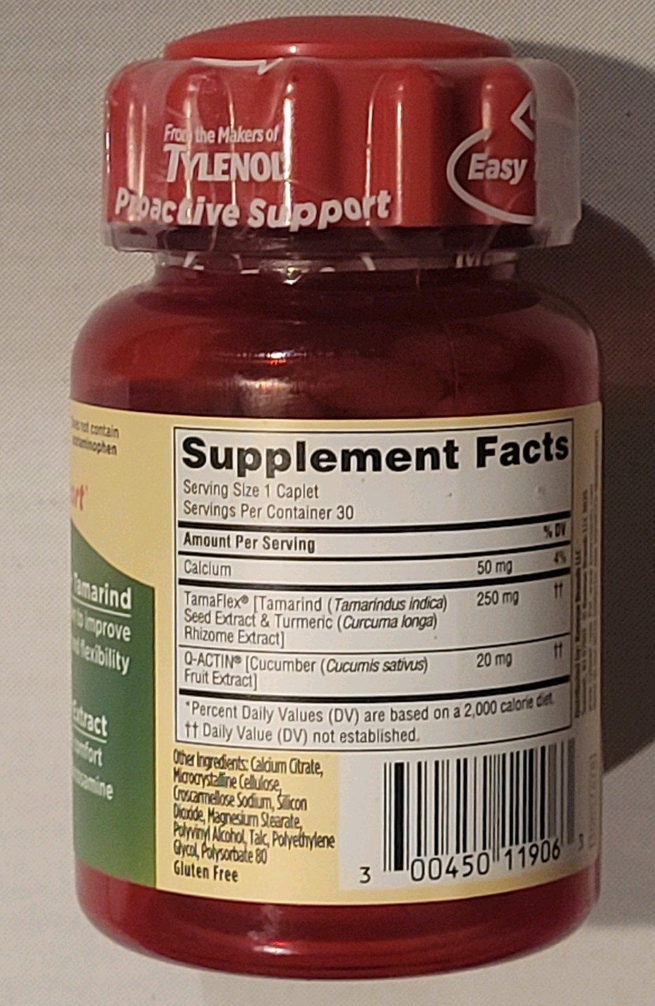 TYLENOL PROACTIVE SUPPORT MUSCLE & JOINT RELIEF - 30 CAPLETS