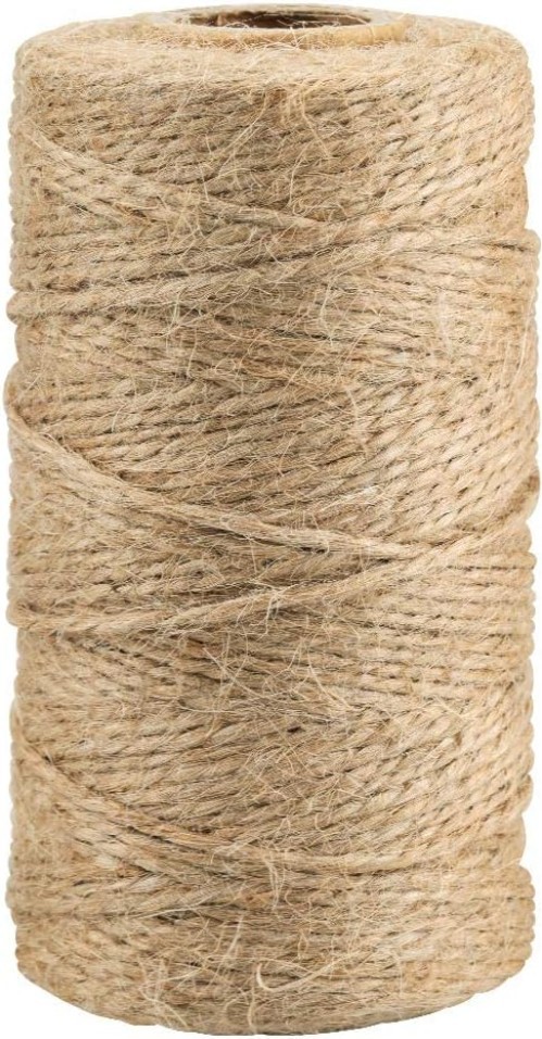 Durable 1.5mm Jute Twine for Garden Projects & Elegant Gift Wrapping - 328 Feet