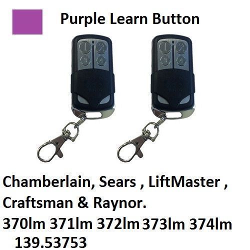 Remote Garage Door Opener 372LM Liftmaster COMPATIBLE Craftsman 371LM 2Pack